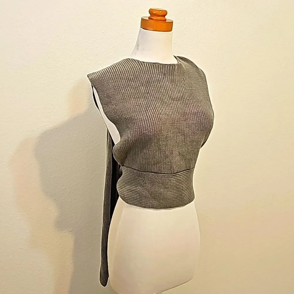 Free People‎  beach knit wrap blouse size large